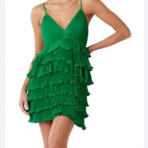 Green dress from Nordstrom
